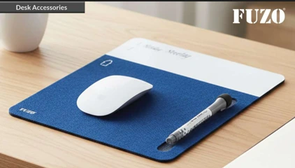 TGZ-1593 Slick Mouse Pad with Erasable Writing Pad & Pen