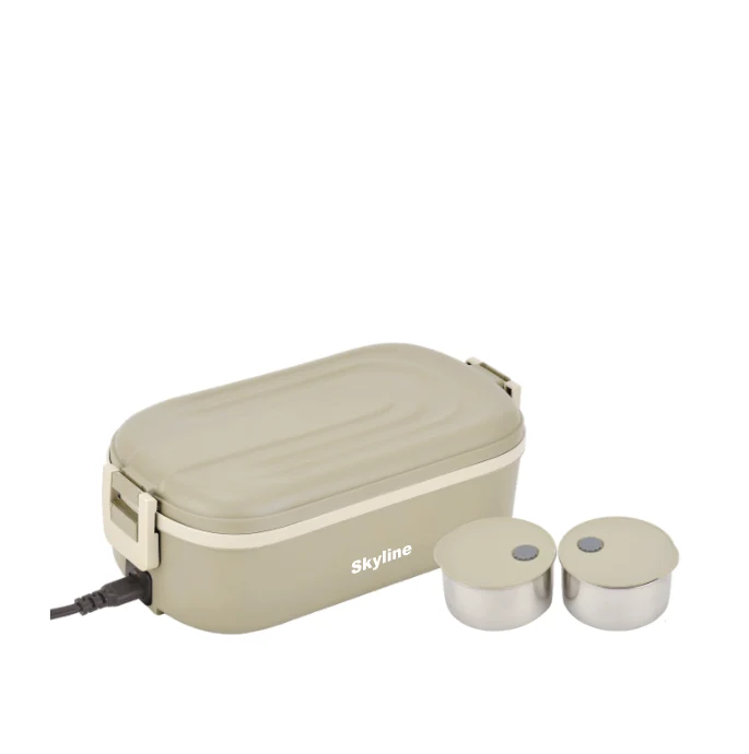 Electric Lunch Box with 2 Stainless Steel Container