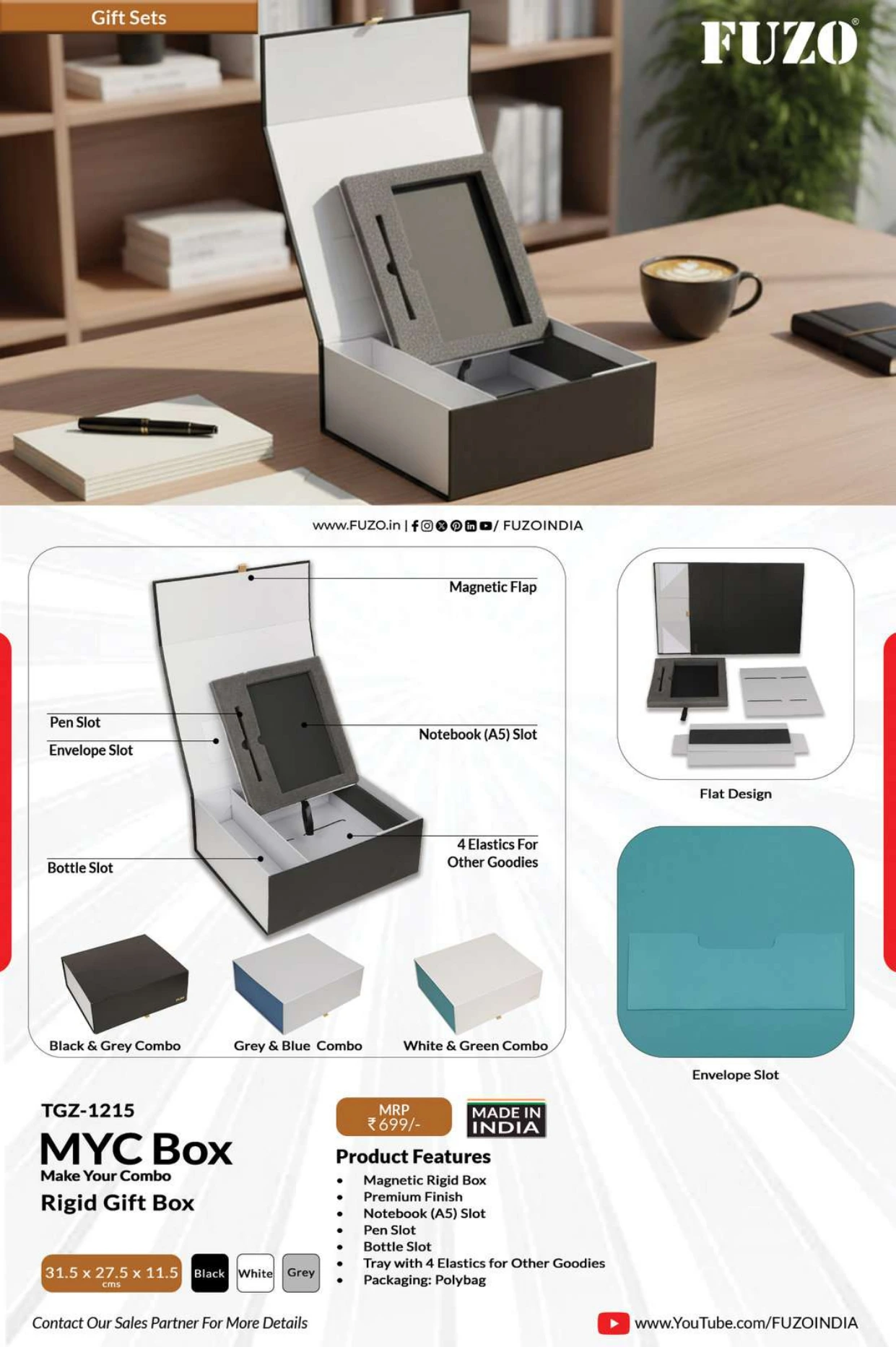 TGZ-1215 MYC Box Make Your Combo Rigid Gift Box