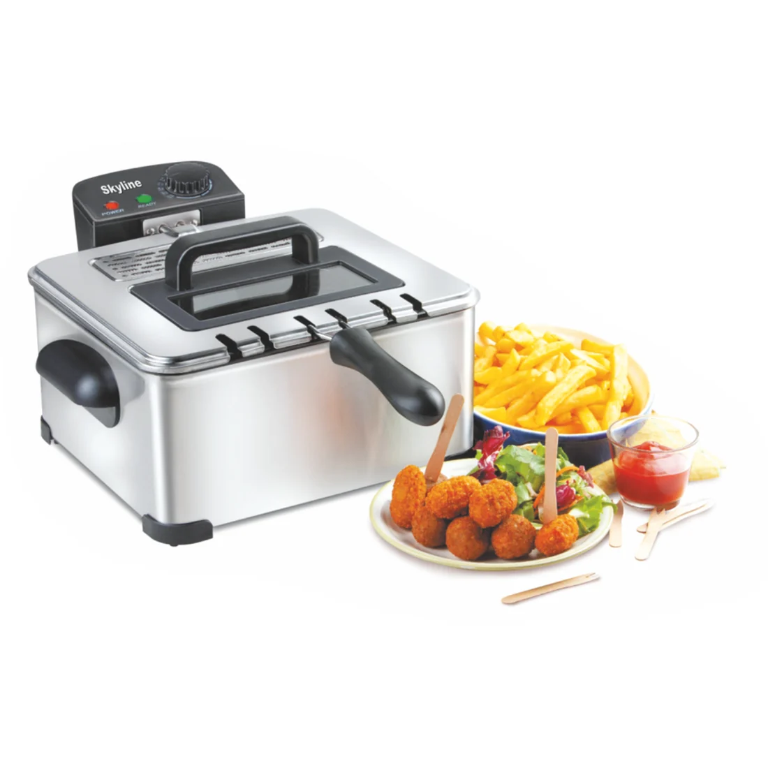 Deep Fryer with Triple Basket