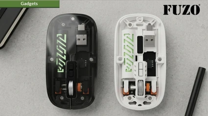 TGZ-2304 Casper 2.0 Dual Mode Transparent Wireless Mouse