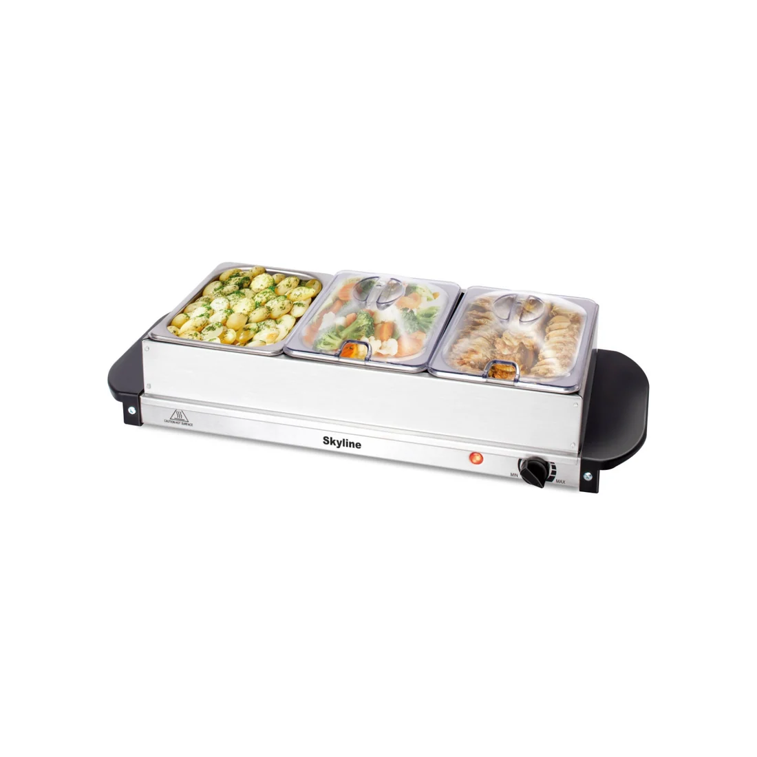 3 Pot Buffet Server 3 x 1.5 Ltr. (VTL-9555)