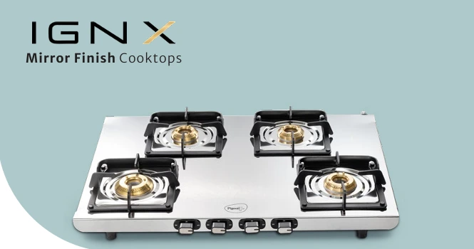 IGNX Mirror Finish Cooktops