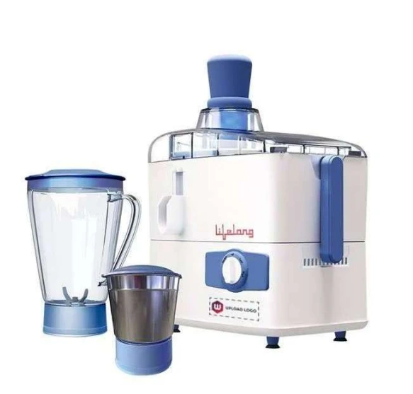 Lifelong LLJMG04 Spinny 450W Juicer Mixer Grinder,2 Jars
