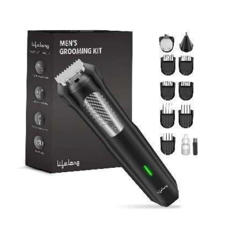 Lifelong Trimmer for Men 3-in-1 Grooming Kit
