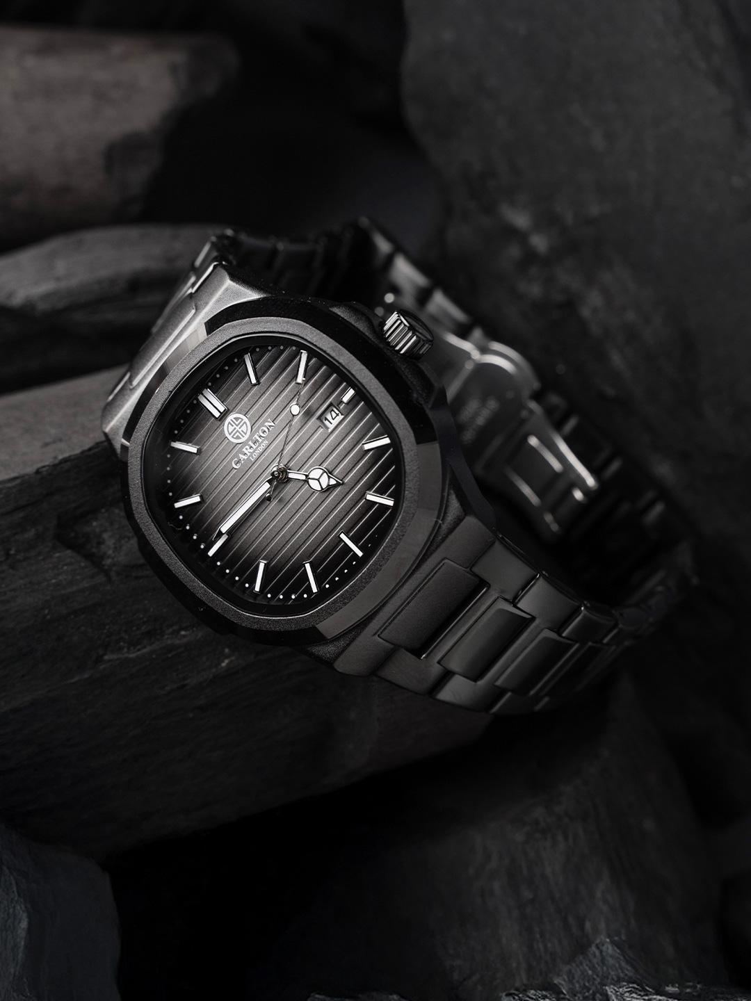 Carlton London Men Arthur Analog Watch CLSBLKNM