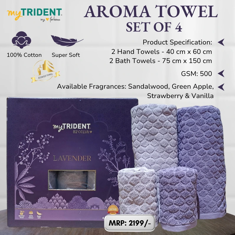 AROMA TOWEL SET OF 4