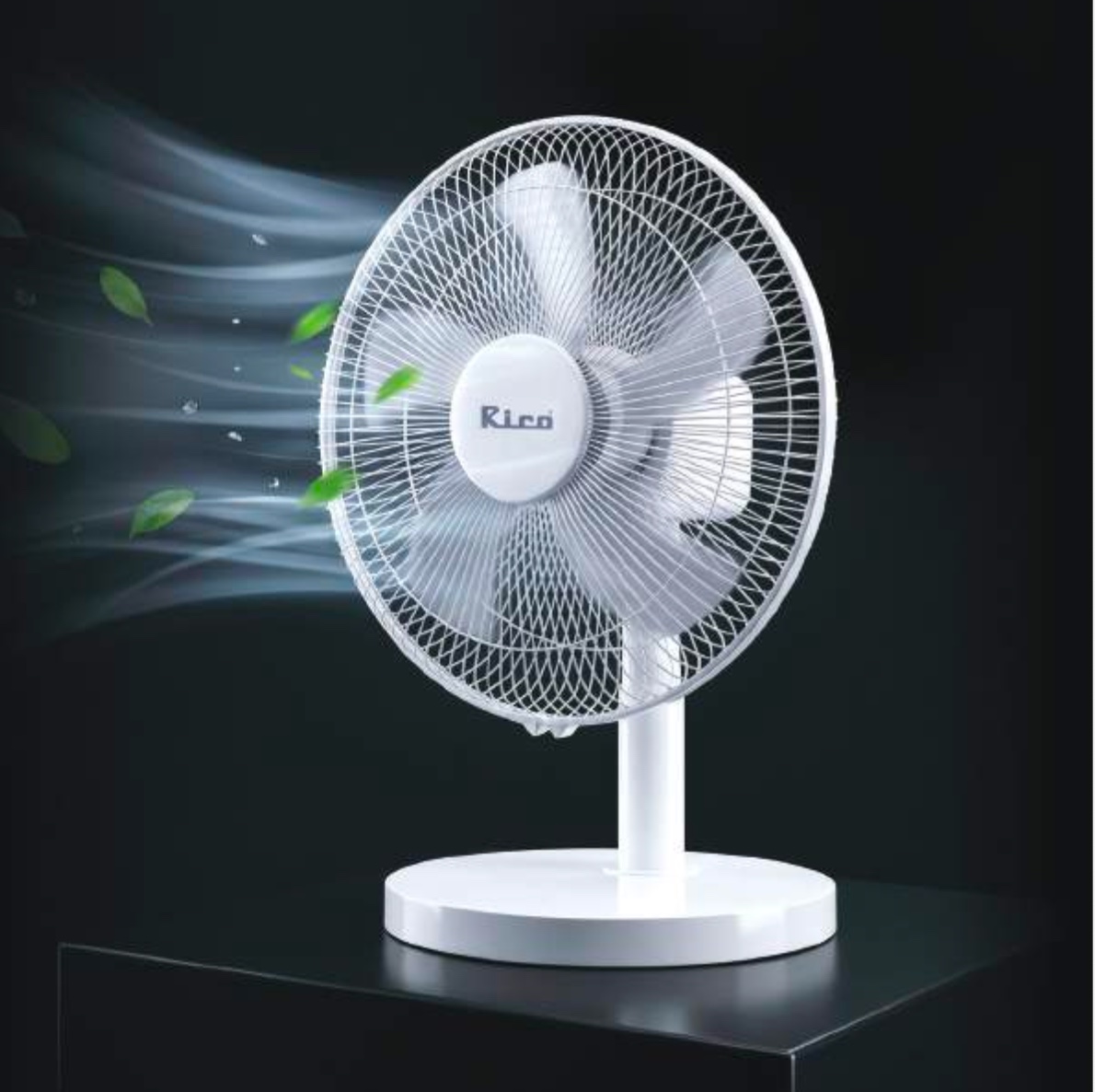 Rico AirSwift Rechargeable Table Fan