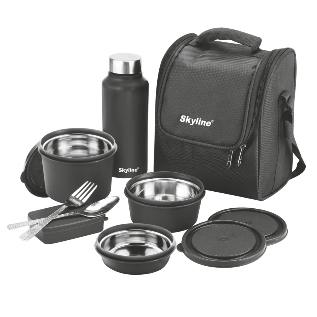 All in One Lunch Box with Insulated Bag