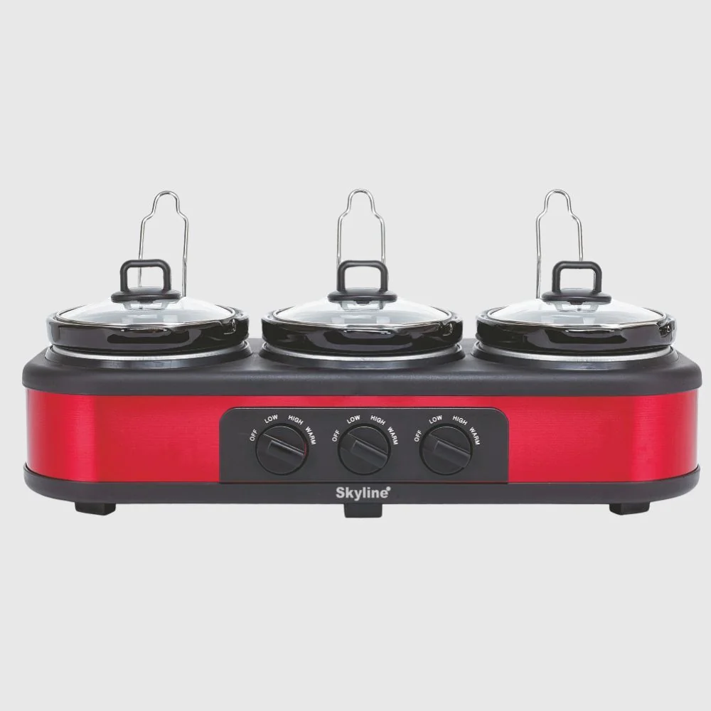 Triple Pot Slow Cooker 3x1.5 Ltr. (VTL-6363)