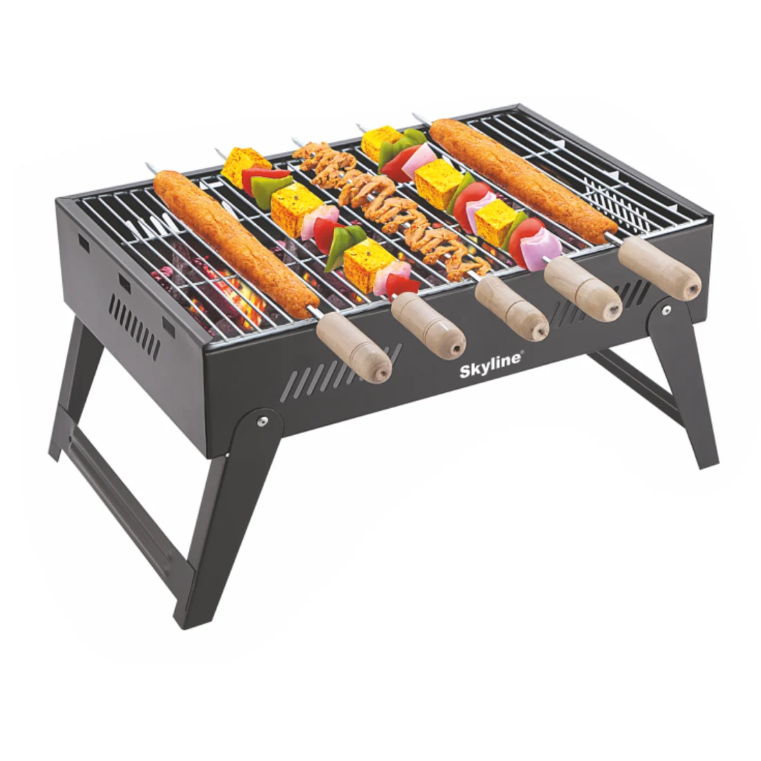 Charcoal Foldable Barbecue with 5 Skews (VTL-4700)
