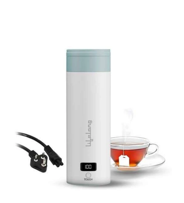 Lifelong 2-in-1 Portable Electric Kettle & Bottle for Travel - 400ml