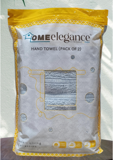 100% Cotton Hand Towel-Set of 2