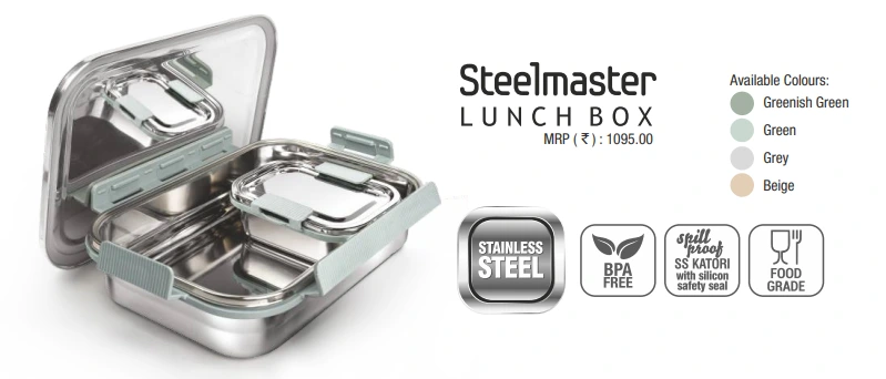 Steel Master Lunch Box