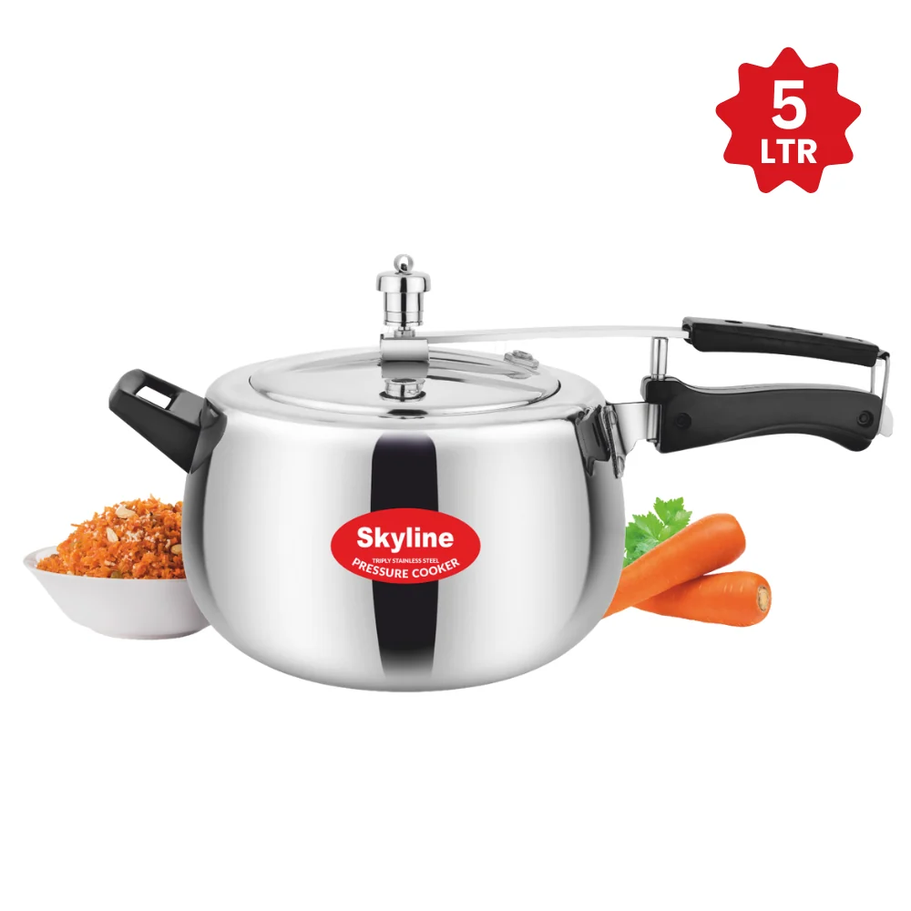 Tri-Ply Pressure Cooker 5.5 Ltr