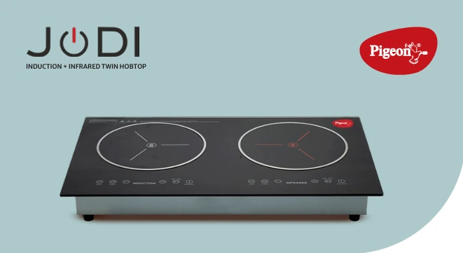 JODI INDUCTION + INFRARED TWIN HOBTOP