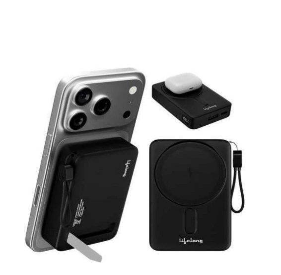 Lifelong Model- LLPBVM56 20000mAh High Capacity for extended power backup MagSafe Wireless Charging with strong magnetic alignment