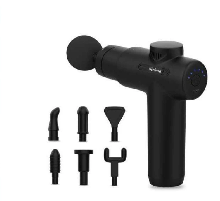 Lifelong Gun Massager Machine for Pain Relief - Body, Neck, Shoulders, Back, Arms & Feet Massager 