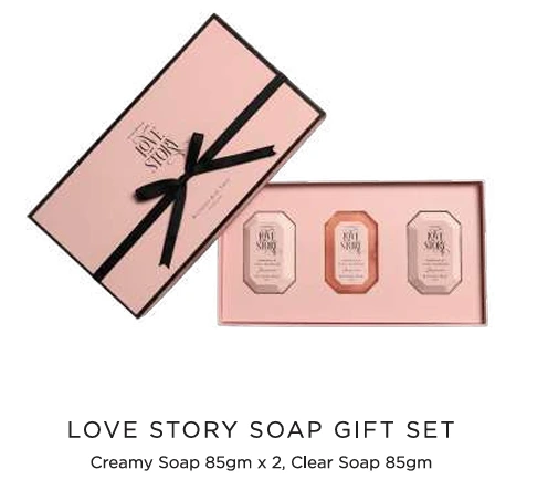 Love Story Soap Gift Set