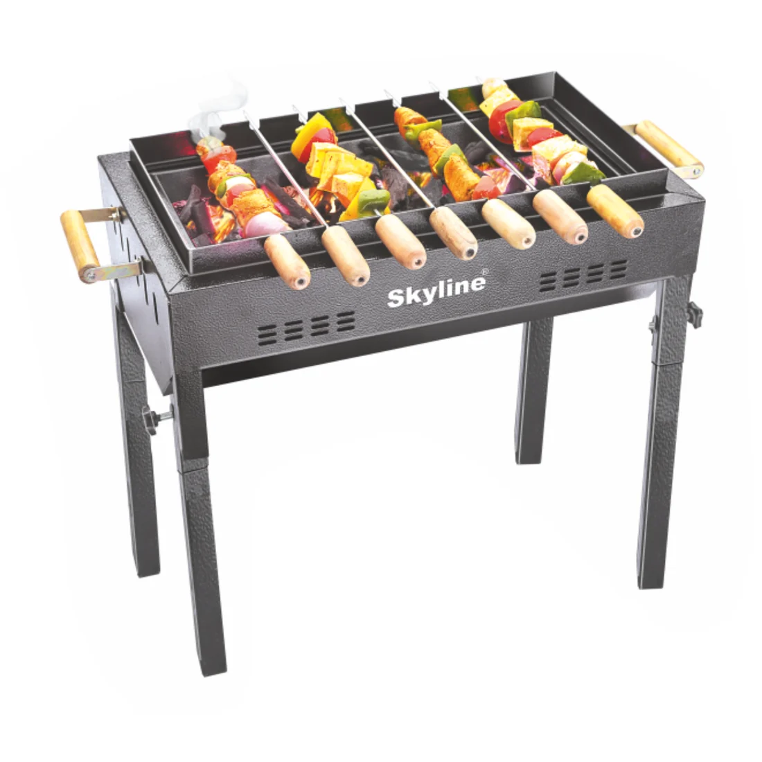 Charcoal Barbecue with 7 Skews