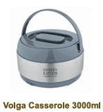 Sanjeev Kapoor Volga Casserole 3000 ml Stainless Steel
