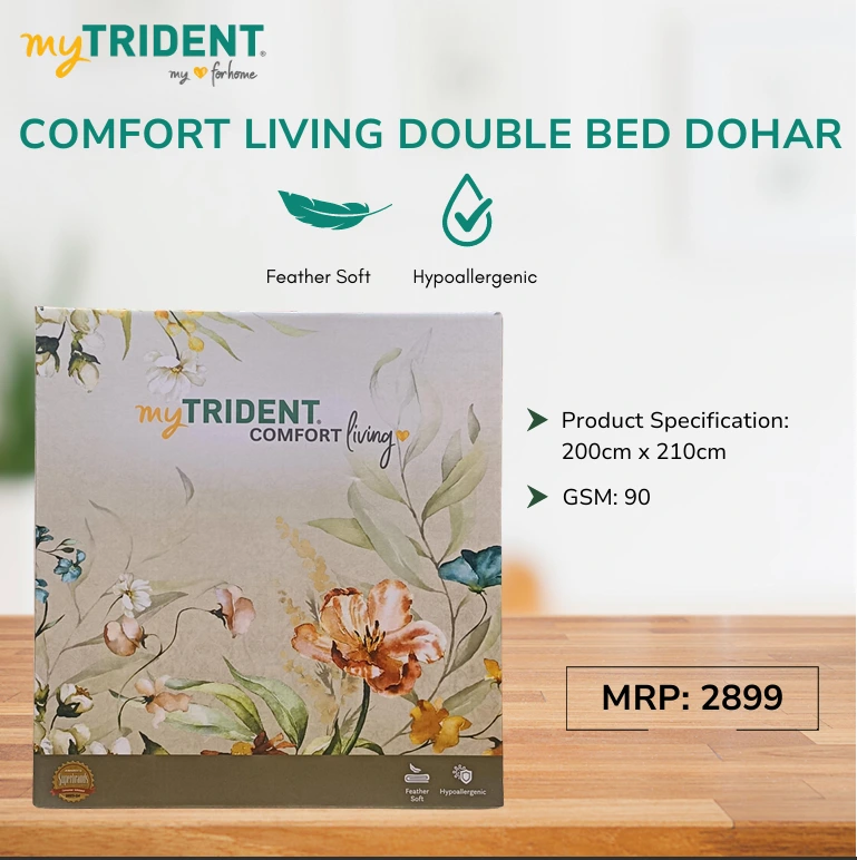 COMFORT LIVING DOUBLE BED DOHAR