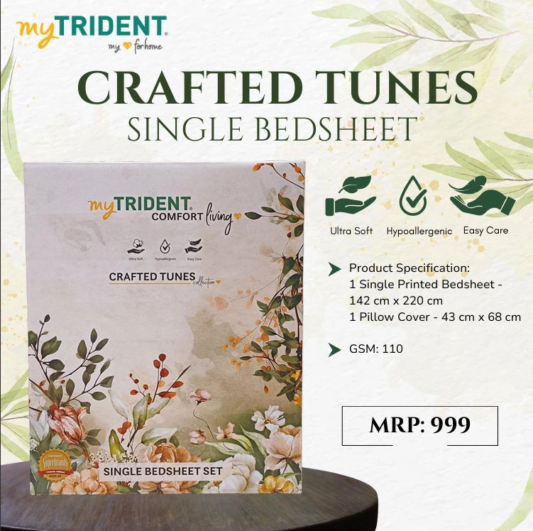 CRAFTED TUNES SINGLE BEDSHEET