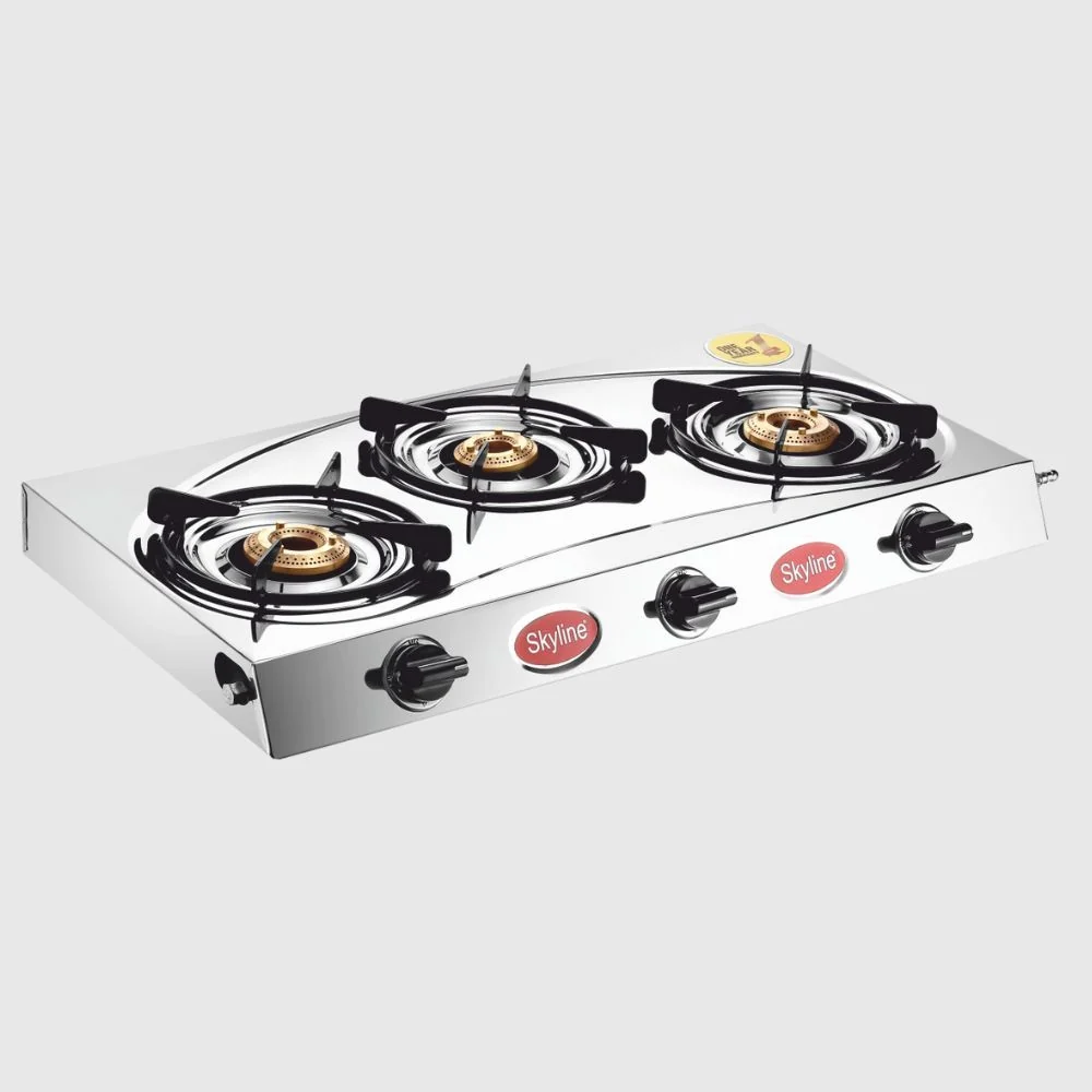 LPG Gas Stove 3 Burner SS (VTL-3112)