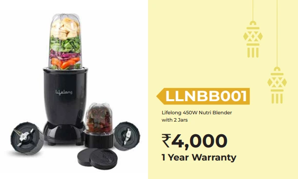 LLNBB001 Lifelong 450W Nutri Blender 