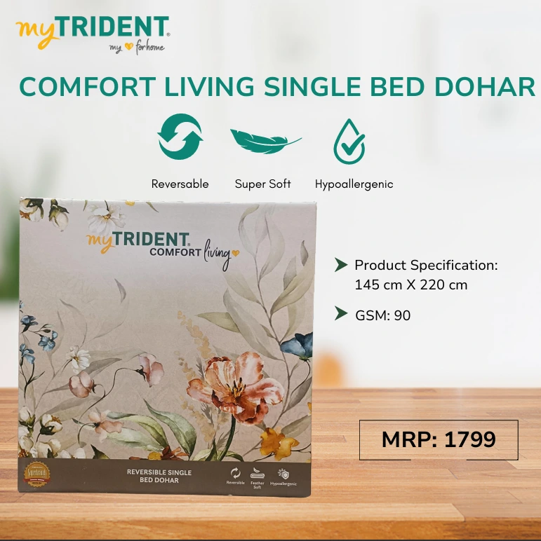 COMFORT LIVING SINGLE BED DOHAR