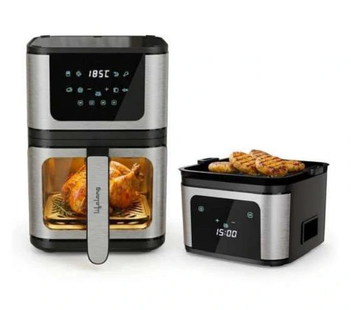 Lifelong BRIK 2-in-1 Air Fryer & Barbeque | 1350W Power, 8 Presets