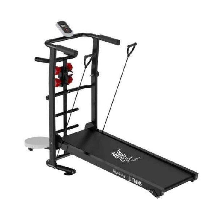 Lifelong LLTM145 Multifunction Manual Treadmill | Max User Weight 100 Kg 