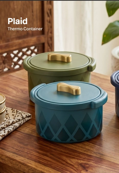 Pinnacle Plaid Thermo Container