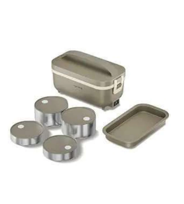 Lifelong Electric Lunch Box | Food Warmer | Set of 4 (2pcs 300ml + 2pcs 175ml) Retains Nutrients & Keeps Food Fresh