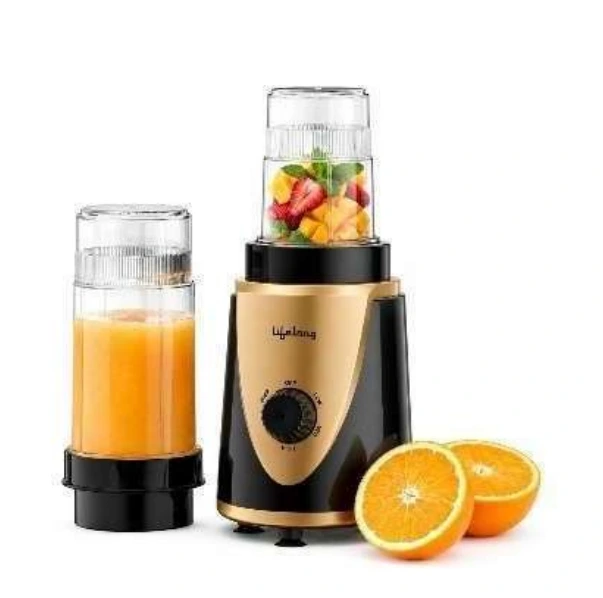 Lifelong Nutri Blender with 2 Jars (400ml & 800ml), 400W Motor, 3 Speed with Pulse, 4 SS Blades, Dual Lids(Sipper & Solid)